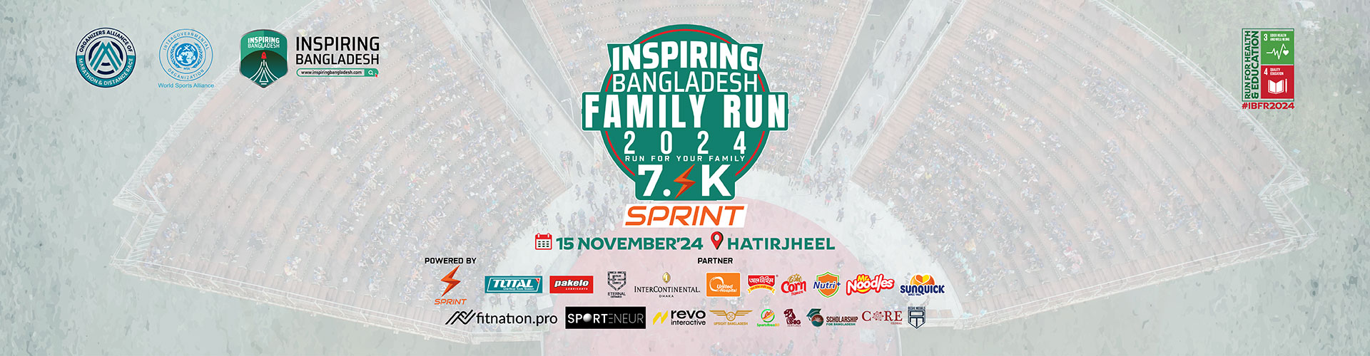 Inspiring Bangladesh Family Run 2024 Powered by SPRINT